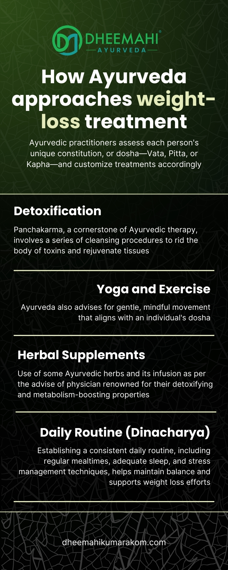 How Ayurveda approaches weight-loss treatment