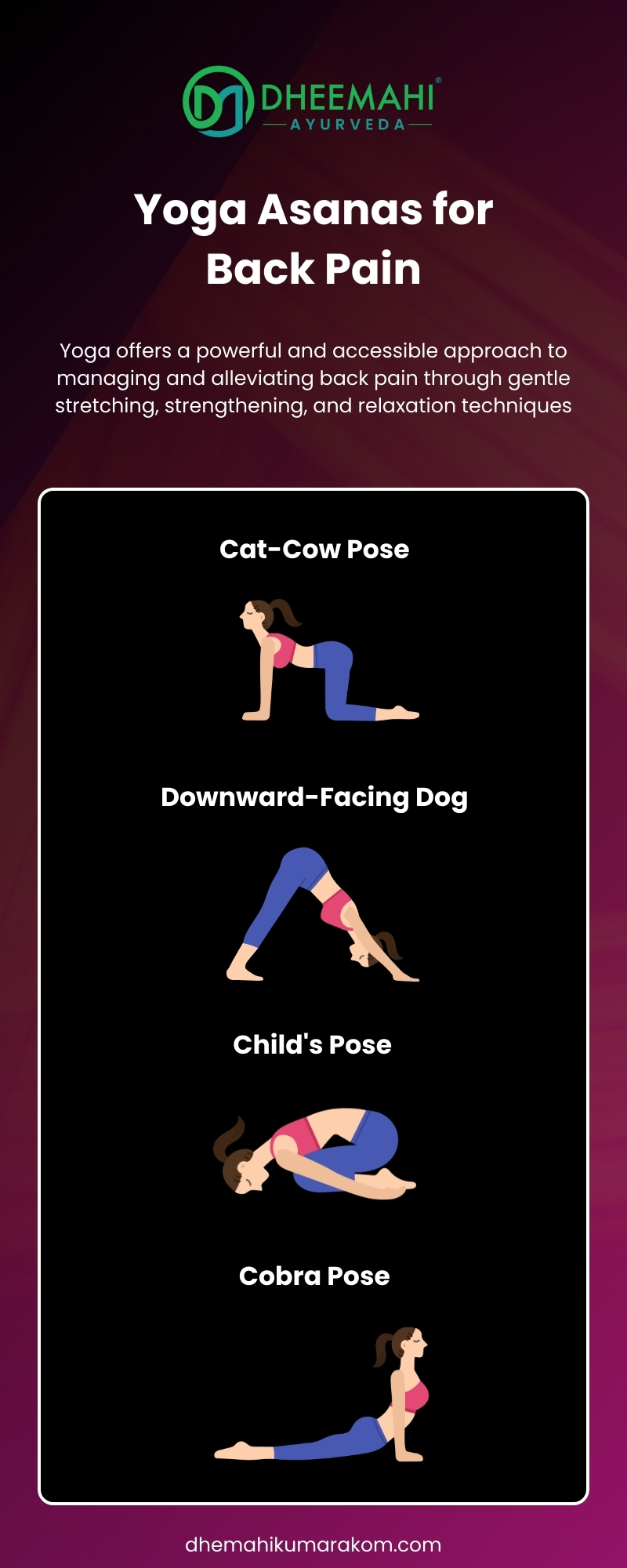Yoga Asanas for back pain