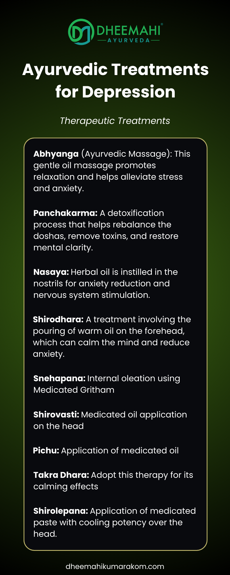 Ayurvedic Treatments for Depression